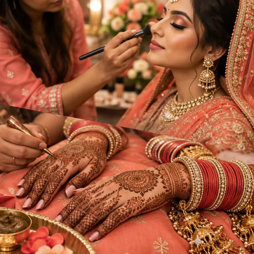 Sample beauty parlour post made with Adskel